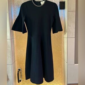 Kate Spade Black Dress with Rhinestone neckline